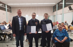 Neue Wehrführung der Stadtteilfeuerwehr Ginsheim offiziell ins Amt eingeführt