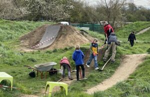 BMX Bahn Action in der ersten Osterferienwoche