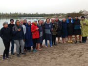 Eiskaltes Vergnügen Kaltwasserschwimmen gewinnt an Beliebtheit in Rheinhessen