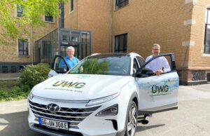 Umweltfreundliches Wasserstoffauto im Test