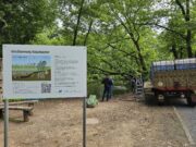 Nun wird auch Ostparkweiher nachhaltig entschlammt