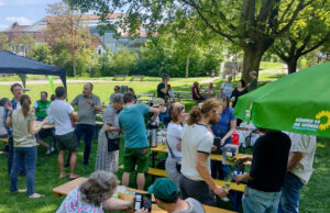 Grüne: „Gelungene Wahlkampfveranstaltung“ Das Café GRÜN im Dollespark