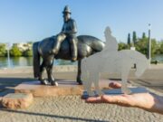Der Leinreiter feiert 30. Geburtstag Denkmal auf dem Landungsplatz wird als Miniatur-Skulptur angeboten