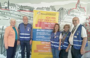 Sicherheit beim Geldabheben Beratung bei der Nassauischen Sparkasse (Naspa) in Hochheim