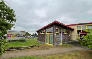 Selfie-Point der Jugendpflege Premiere mit Artistik und Eiscatering