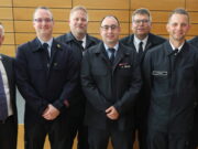 Sechs Feuerwehrmänner geehrt Feierstunde im Groß-Gerauer Landratsamt
