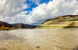 Hochwasservorbereitungen im Landkreis Lageüberblick in Rhein-Selz, Ingelheim und Budenheim