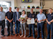 Volles Haus bei der Feuerwehr Neues Fahrzeug und Ehrung standen im Mittelpunkt