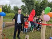Neues Spielgerät am Mainvorland