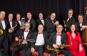 Jazz im Inselhof: SWING SIZE ORCHESTRA featuring Ludovic Beier (Akkordeon) und Jeanine du Plessis (Vocals) Die Musik von Count Basie, Duke Ellington, Louis Jordan & Ray Charles