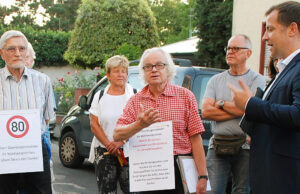 Alte Forderung nach Tempo 80 auf der Autobahn neu formuliert BI „Lebenswertes Marienborn“ erinnerte OB Haase an sein Wahlversprechen