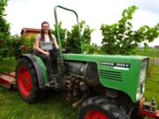Bretzenheimer Jungwinzerin mit viel Power und neuen Ideen Weinbau >>>Beatrice Hofmann ist seit zwei Jahren Betriebsnachfolgerin des Weinhauses Hofmann