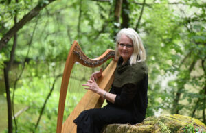Veranstaltungshinweis Alte Mühle Rüsselsheim Mitsingkonzert zu meditativer Harfenmusik in der Alten Mühle