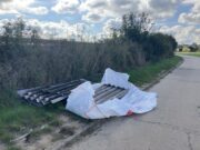 Illegale Entsorgung von Asbestwellblechen Anzeige gegen Unbekannt erstattet