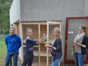 Lebensmittel fair teilen „Laubenheim macht“ >>>„Fairteiler-Schrank“ am Gemeindezentrum eröffnet