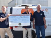 Spendenscheck für die Tafel