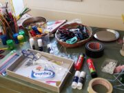 Basteln, schmücken und schreiben Hefte und Geschichten selbstgemacht