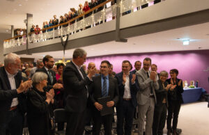 Bürgermeister Dennis Grieser wurde nach zwölf Jahren im Amt feierlich verabschiedet