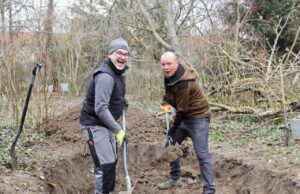 Käfer-Keller und Igelschutz Dollespark in Bodenheim zur grünen Oase umgestaltet