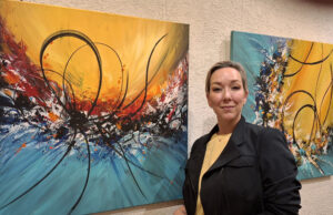 Energie der Farbe für Nackenheim Angelika Adam stellt im Muxum aus