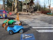 Kita-Kinder können gefahrlos Verkehrsregel einüben