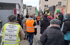 Rege Beteiligung an der Fridays for Future Demo in Bischofsheim