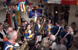 FG-Stammtisch live aus dem Bürgerhof Kneipenfastnacht der Füsiliergarde wurde zum dritten Mal gestreamt
