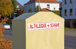 Klarstellung zur Entsorgung von Altkleidern