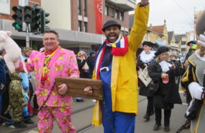 Igel auf der Breite Straße gesichtet Gonsenheimer Rekrutenumzug brachte viel Kreativität