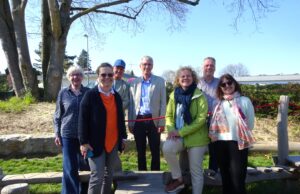 Spielplatz Pfarrer-Stockheimer-Straße eröffnet Einweihung mit Gründezernentin Janina Steinkrüger