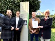 Alter Jüdischer Friedhof in Bretzenheim erhielt Stele Feierliche Einweihung mit OB Nino Haase und den Spendern