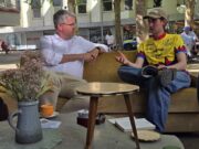 Oberbürgermeister Patrick Burghardt besucht Kunstgalerie „Die Taube“