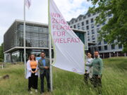 Kreis setzt Zeichen für Vielfalt Flagge hissen zum Deutschen Diversity Tag 2025
