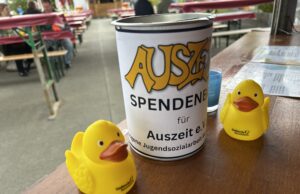 1000 Euro für ein neues Sportmobil Stadtwerke Rüsselsheim spenden Erlös von Wein am Main