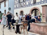 100 Jahre „Fröhlicher Weinberg“ Zuckmayer >>> Mediterrane Stimmung bei Abschiedsvorstellung in Nackenheim