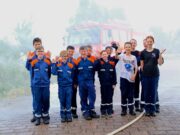 „Mit Teamgeist und Wasserdruck“ Ehrenamt >>>Jugendfeuerwehren Harxheim und Gau-Bischofsheim zeigen, was sie können