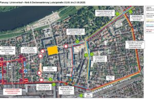 Straßensperrungen und Umleitungen rund um die Rüsselsheimer Kerb