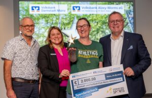 „Sterne des Sports“ in Bronze würdigen soziales Engagement Wettbewerb >>>Über 24.000 Euro durch die Volksbanken Alzey-Worms und Darmstadt Mainz ausgeschüttet