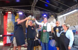 „50 Jahre rund – wir feiern im Borner Grund“ Vergnügen >>>Marienborner Brunnebutzer ließen ihr Brunnefest wieder aufleben