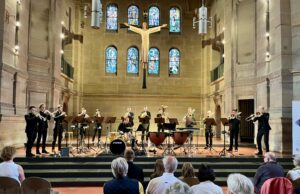 Glänzender Klang und präzises Spiel beim Jubiläumskonzert Karidion Brass überzeugt in der Christuskirche