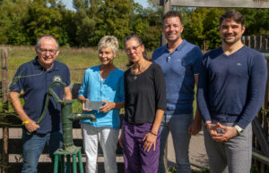 Wasser ist Lebenselixier SPENDE >>>Lions Club Nieder-Olm sponsert Pumpe für Stadtgarten