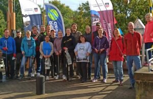 Hohes Engagement sorgt für weniger Müll in Nackenheim RhineCleanUp >>>Rund 30 Freiwillige reinigen Ufer, Wege und Grillplatz
