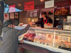 Neuer Metzger-Stand für den Wochenmarkt im Dicken Busch
