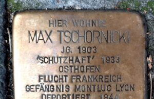 Auf den Spuren von Max Tschornicki Gabriele Oppelt spricht in der Reihe „Kultur um 8“ über Leben, Verfolgung und Erinnerung