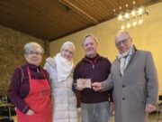 Rubin-Hochzeit mit großem Herzen