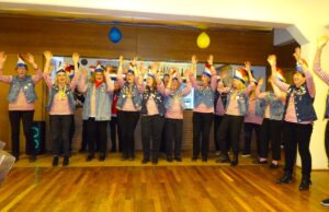 „Singt und lacht mit de Gänsjer“ Fastnacht >>>Zweiter Ordensempfang der Bretzenummer Schnattergänsjer