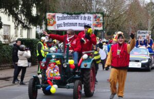 „Straßenfastnacht is de Hit, ganz Bretzenum macht mit!“ Toller Umzug schlängelte sich durch die Straßen von Alt-Bretzenheim