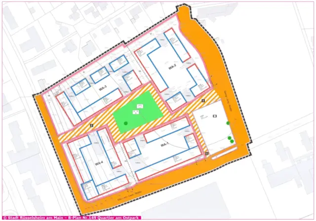 Quartier am Ostpark Bebauungsplan