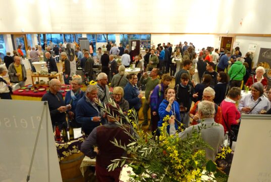 Wein und Kunst passen prima zusammen