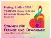 Viele Stimmen für Freiheit und Demokratie
